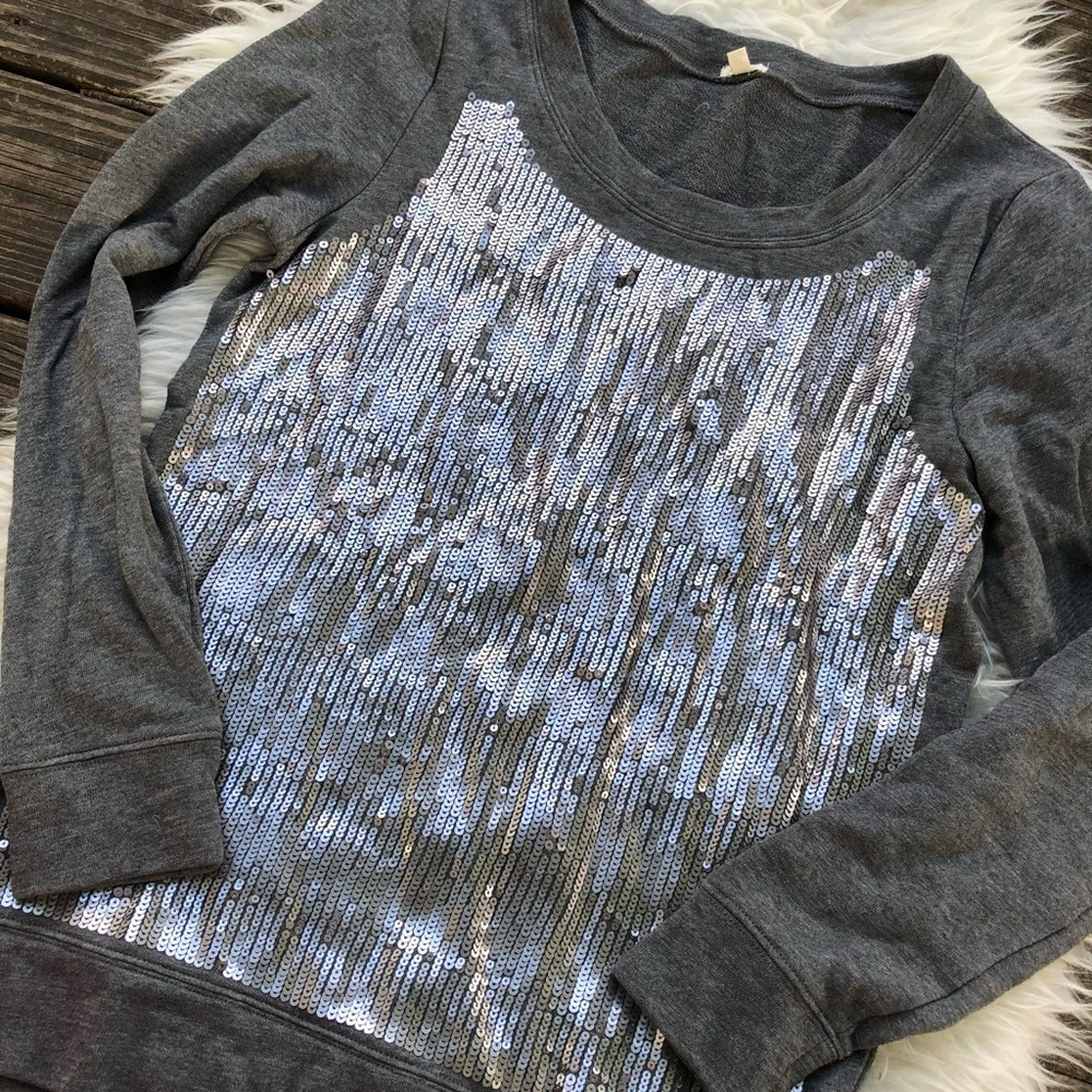 Sequin Front Sweater - image 3